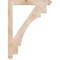 Ekena Millwork Merced Arts & Crafts Smooth Bracket, Douglas Fir, 3 1/2"W x 34"D x 46"H BKT04X34X46MRC03SDF - alternate 3